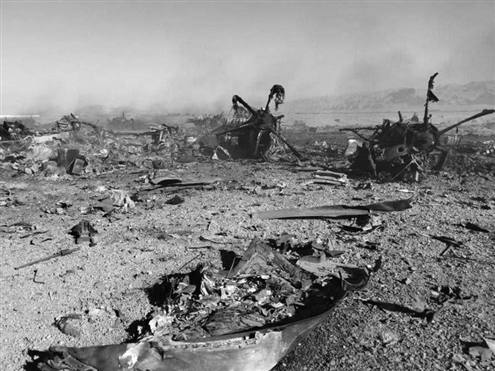 伊朗发布被击落美军战机残骸视频,图为视频截图。新华社发